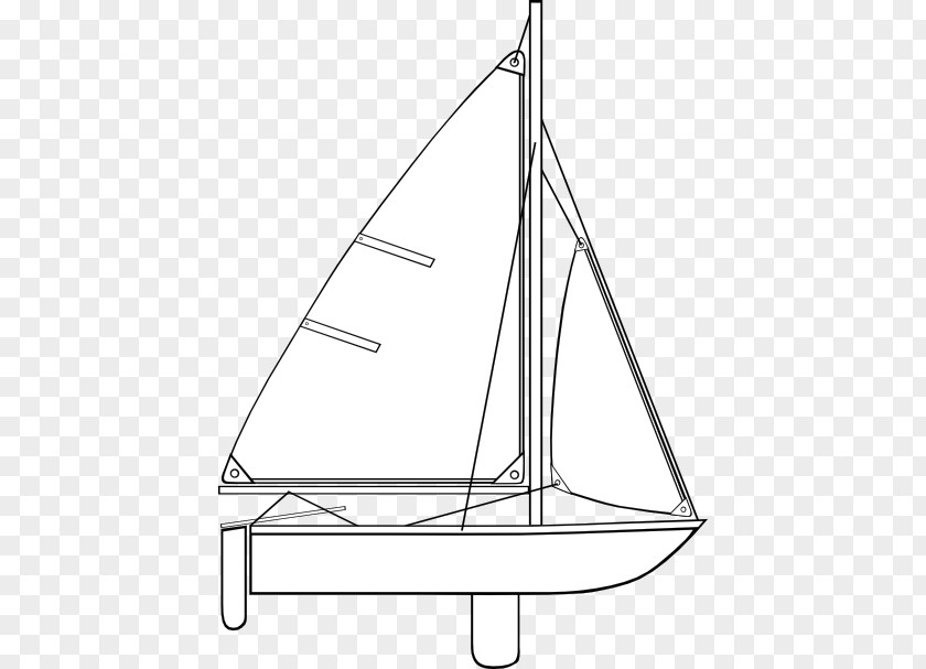 Points Sail Sailing Sloop Sailboat PNG