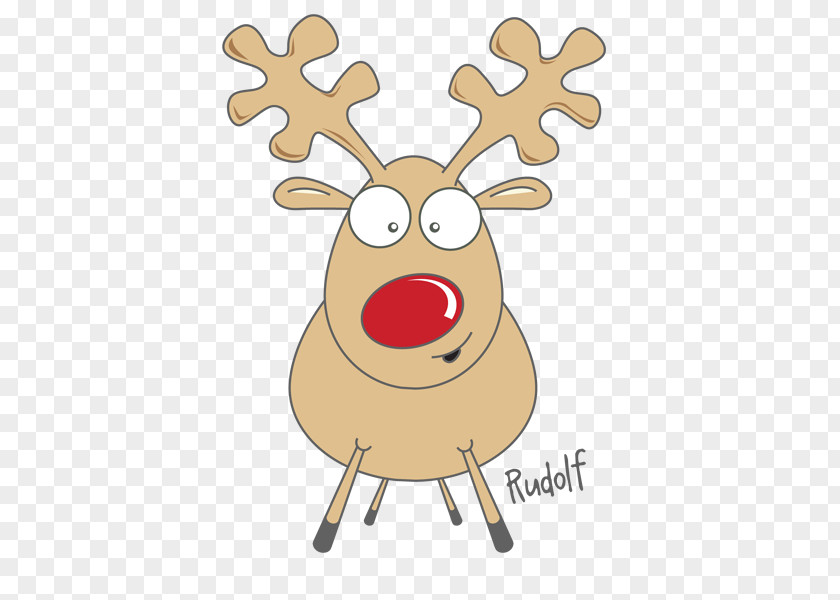 Reindeer Rudolph Santa Claus's Clip Art PNG