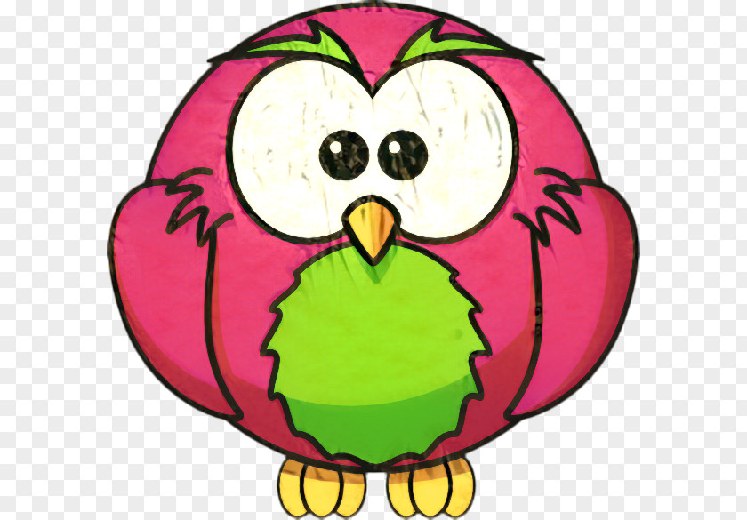 Beak Smile Owl Cartoon PNG