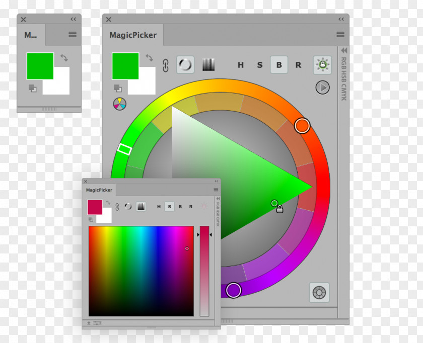 Color Picker Graphic Design Computer Program PNG