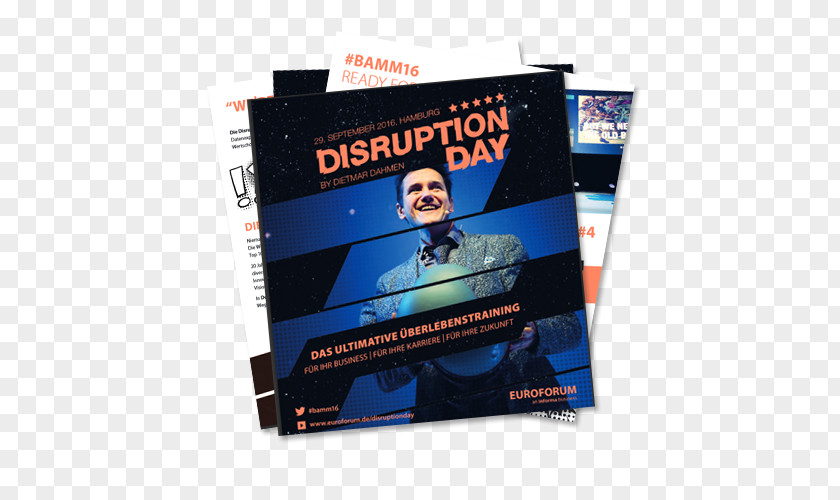 Disruption Display Advertising Poster Brand PNG