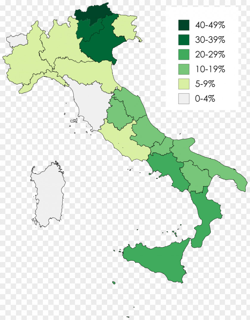 Regions Of Italy Spoken Language Dialect PNG