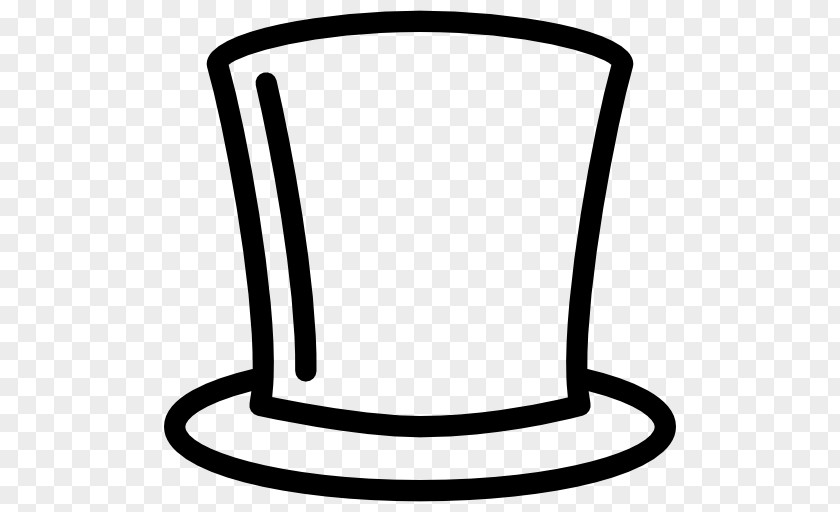 Tall Vector Top Hat PNG