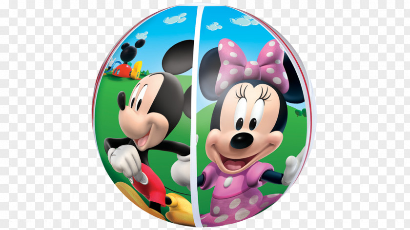 Minnie Mouse Mickey Beach Ball Toy PNG