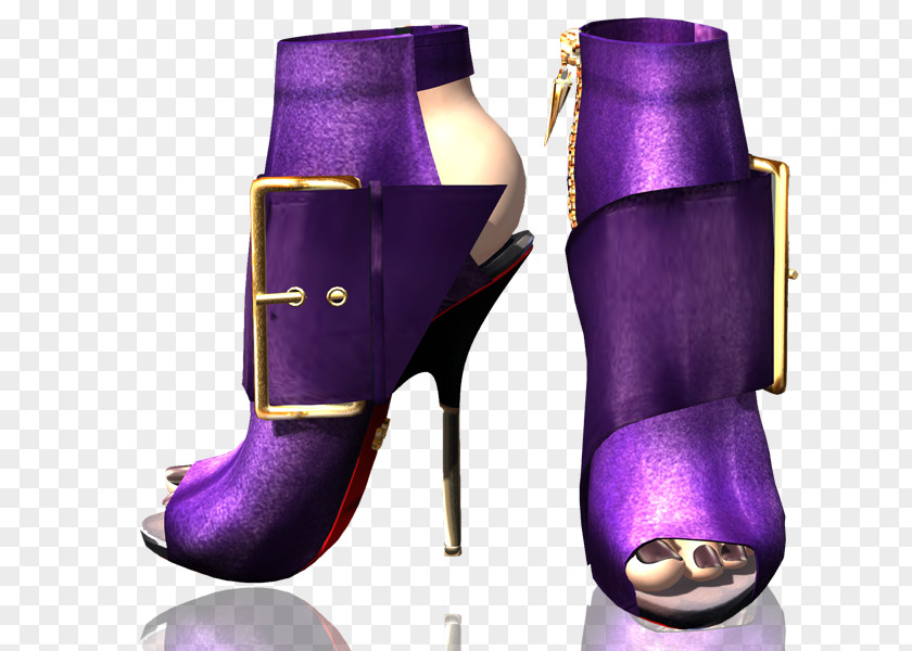 New KD Shoes Purple High-heeled Shoe Product Design PNG