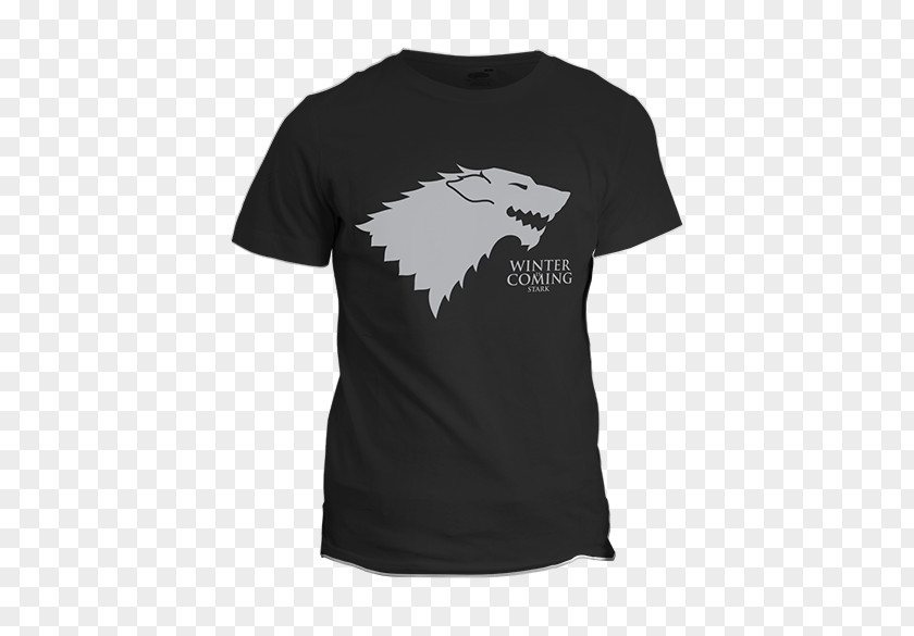 Winter Is Coming T-shirt Clothing Heat Transfer Vinyl Neckline PNG