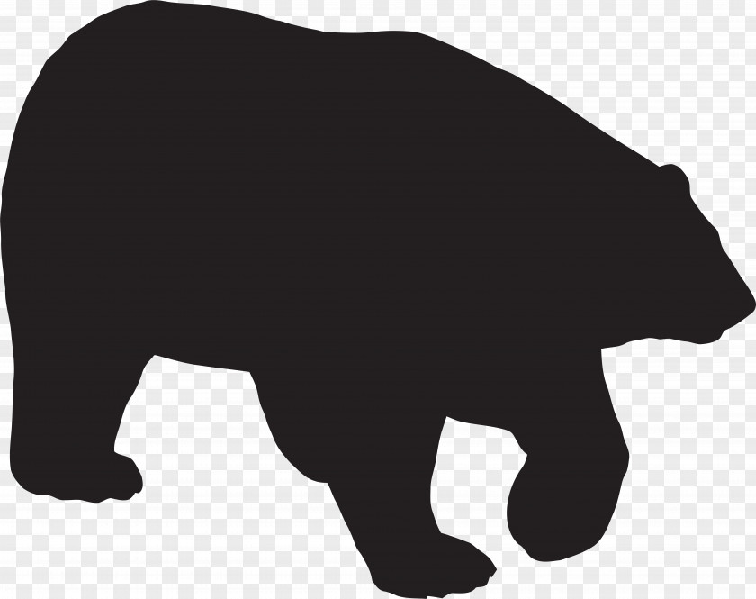 Bear Paw Clip Art Silhouette Polar PNG