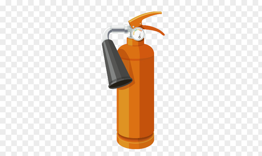 Cartoon Fire Extinguisher Firefighting Drawing Firefighter PNG