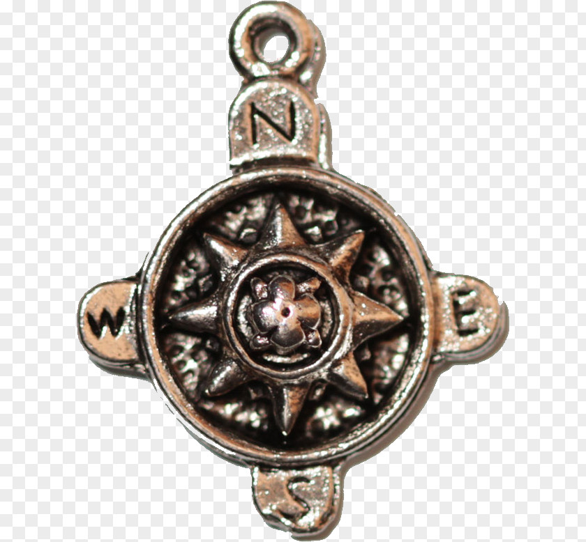 Compas Jewellery Silver Copper Charms & Pendants Metal PNG