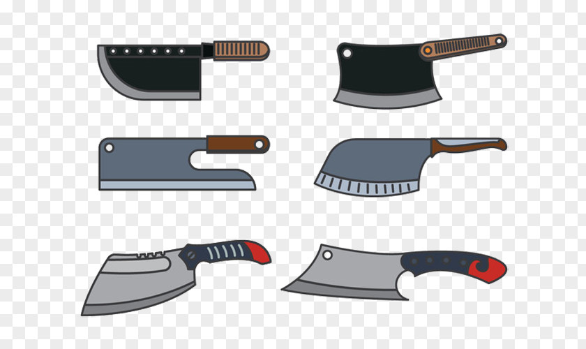 Cook Kitchen Knife Knives Cleaver Butcher PNG
