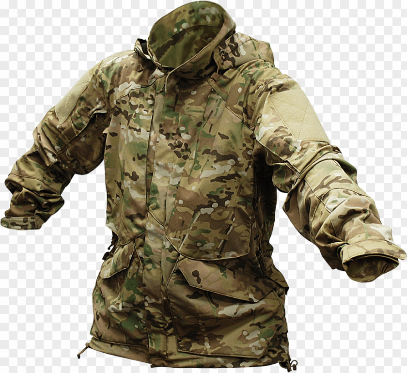 Jacket Smock-frock MultiCam Parka Clothing PNG
