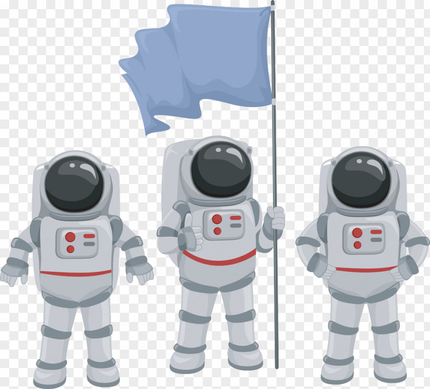 Astronaut With Flag Extravehicular Activity Stock Photography Illustration PNG