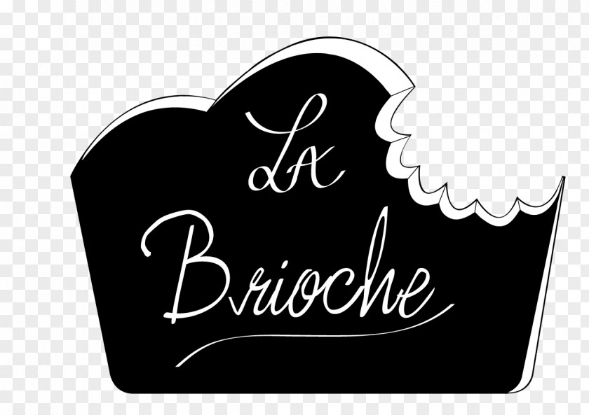 Brioche Logo Brand White Black M Font PNG