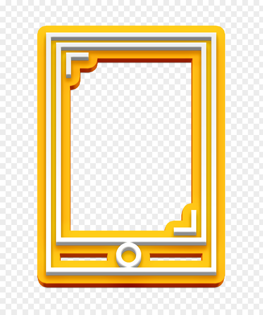 Rectangle Picture Frame Outline Icon Red Shopping PNG
