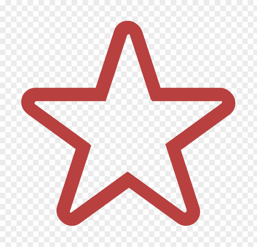 Shapes Icon Star Outline PNG