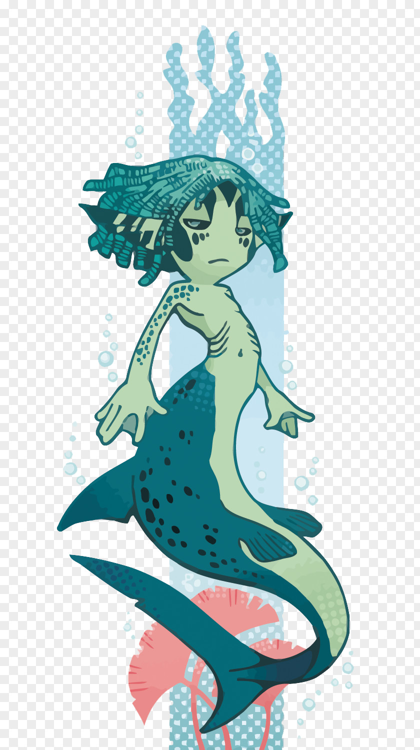 Vector Shark Man The Little Mermaid Cartoon Visual Arts Illustration PNG