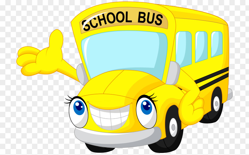 Bus School Cartoon PNG