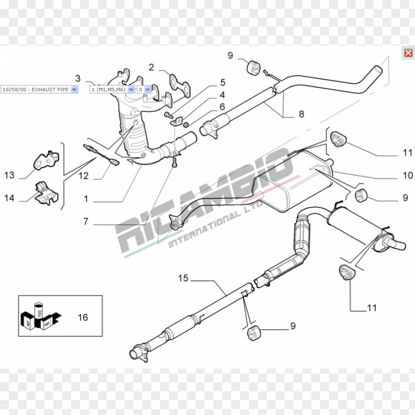 Car Exhaust System Fiat Automobiles Punto Harley-Davidson Sportster PNG