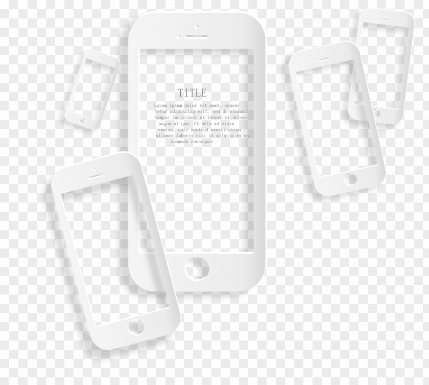 Cell Phone Profile Material Paper Pattern PNG