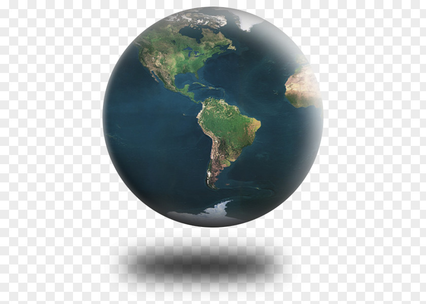 Earth World Map Satellite Imagery PNG