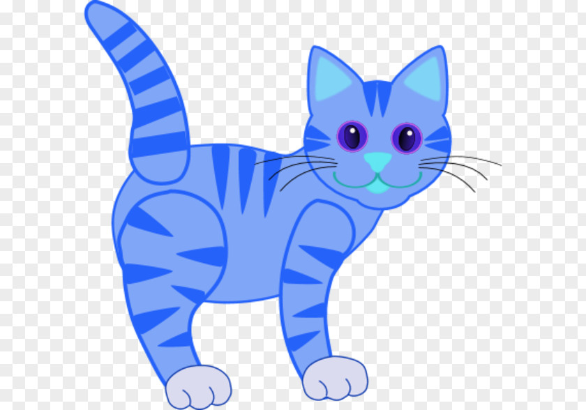 Blue Cat Cliparts Kitten Drawing Clip Art PNG