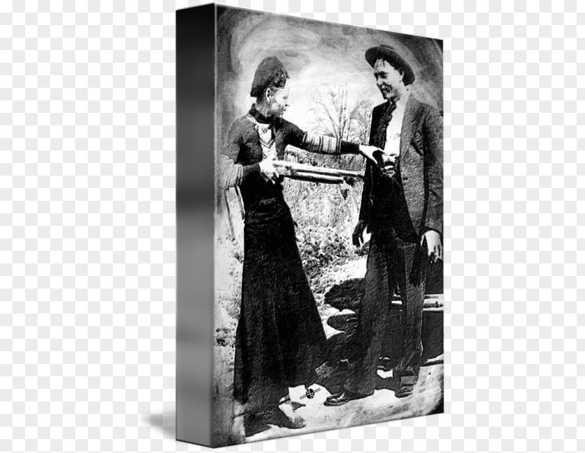 Bonnie And Clyde Canvas Print Painting PNG