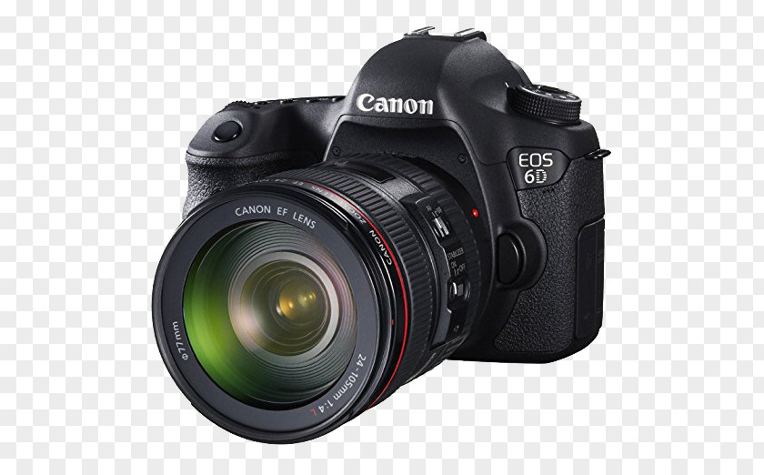 Camera Lens Canon EOS 6D EF Mount 24–105mm Full-frame Digital SLR PNG