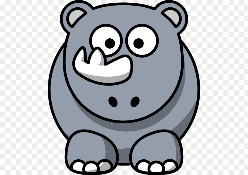 Green Rhino Cliparts Rhinoceros Cartoon Clip Art PNG