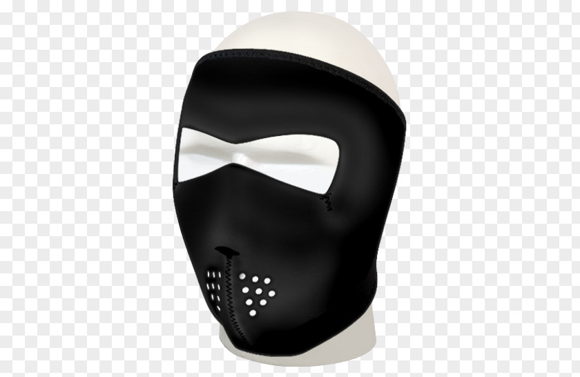 Mask Full Face Diving Neoprene Material PNG