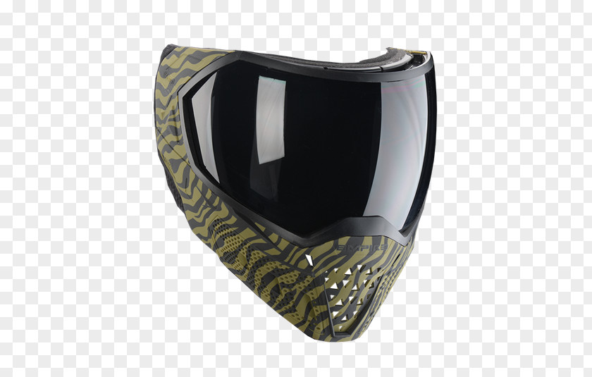 Mask Paintball Equipment Tigerstripe Goggles PNG