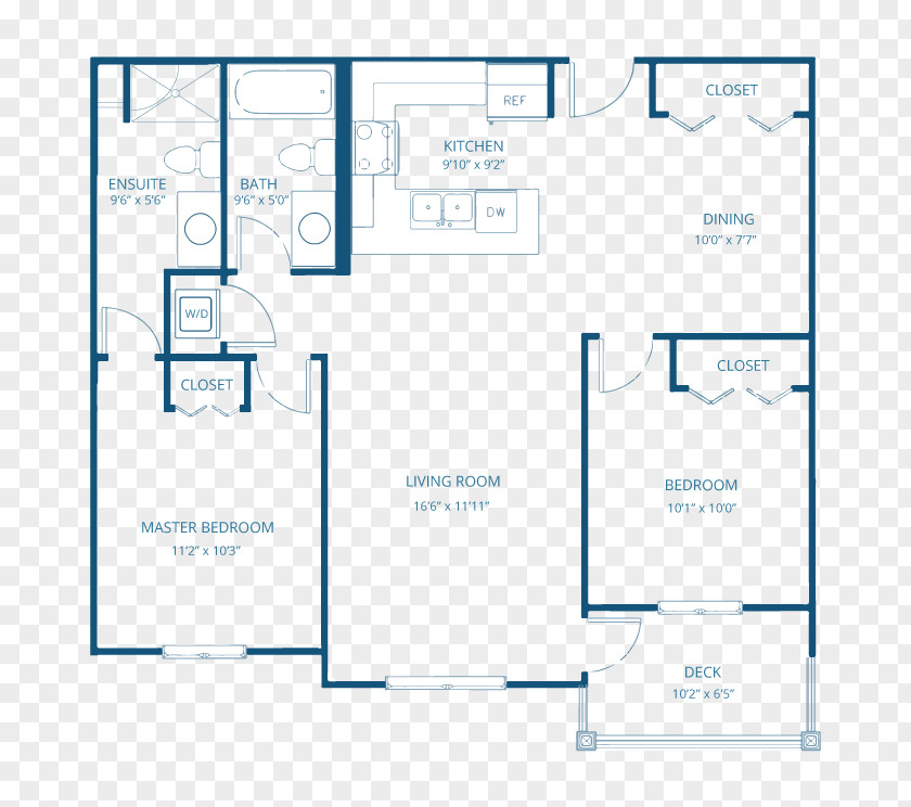 2D Floor Plan McCall Landing Condos Suite Architectural Rendering Paper PNG