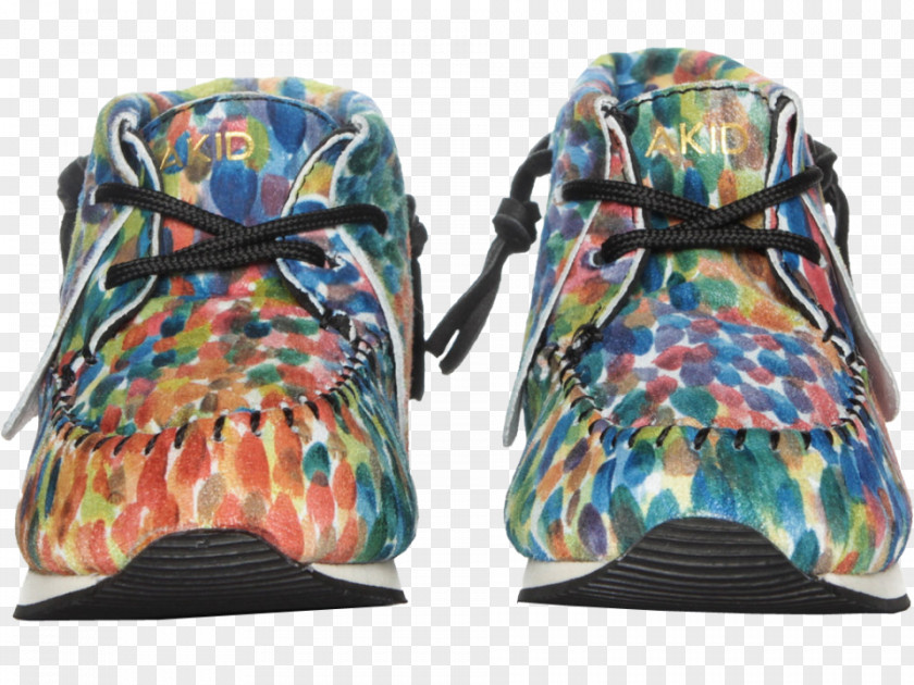Finger Paint Sneakers Shoe Walking Pattern PNG