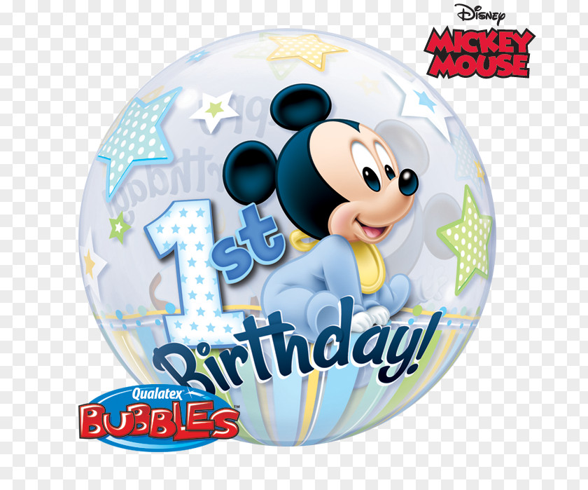 Mickey Mouse Balloon Birthday Party Gift PNG