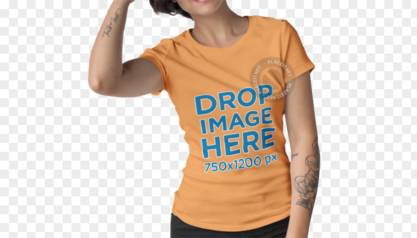 Mockup T Shirts/ T-shirt Shoulder Sleeveless Shirt Font PNG