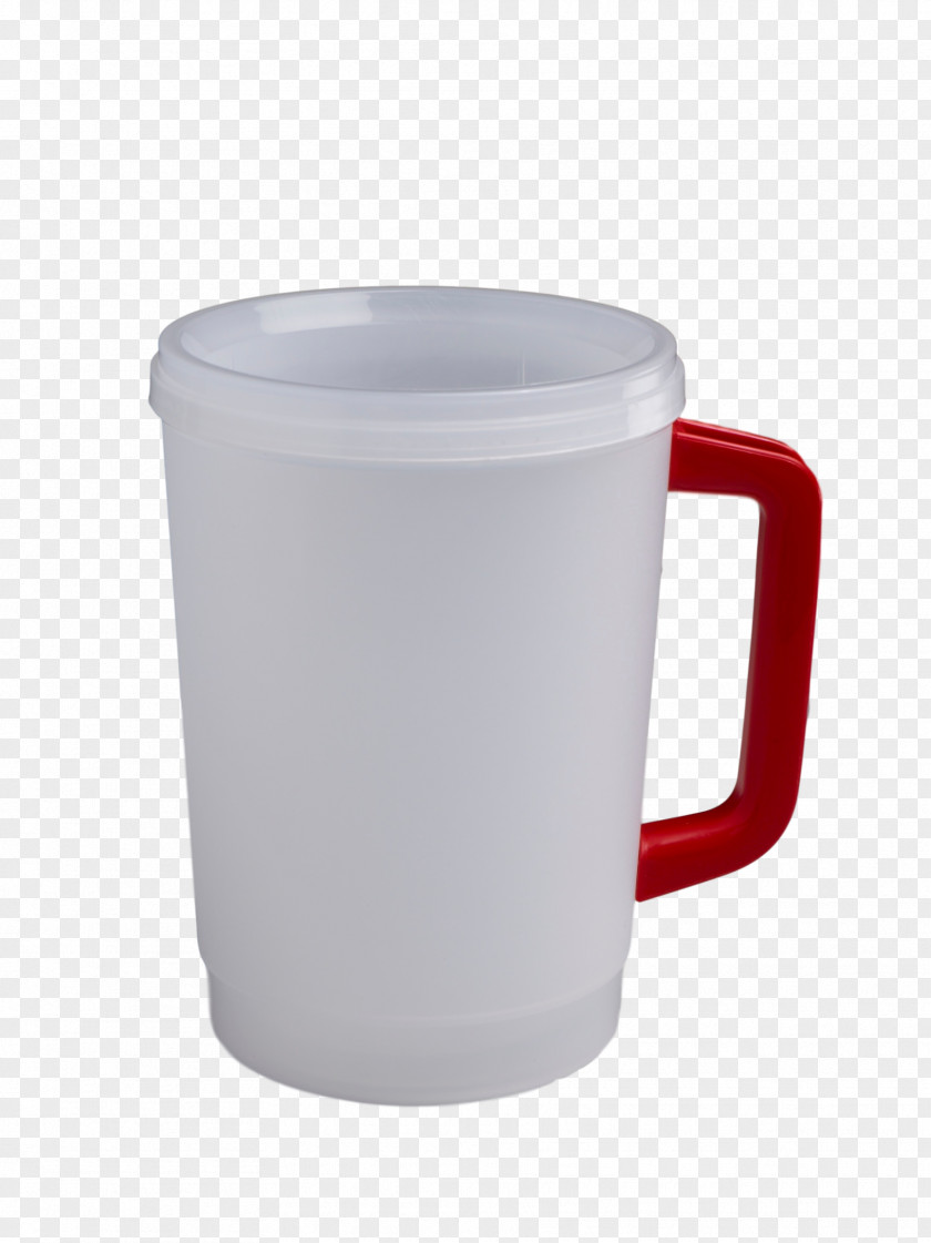 Mug Lid Coffee Cup Plastic Handle PNG