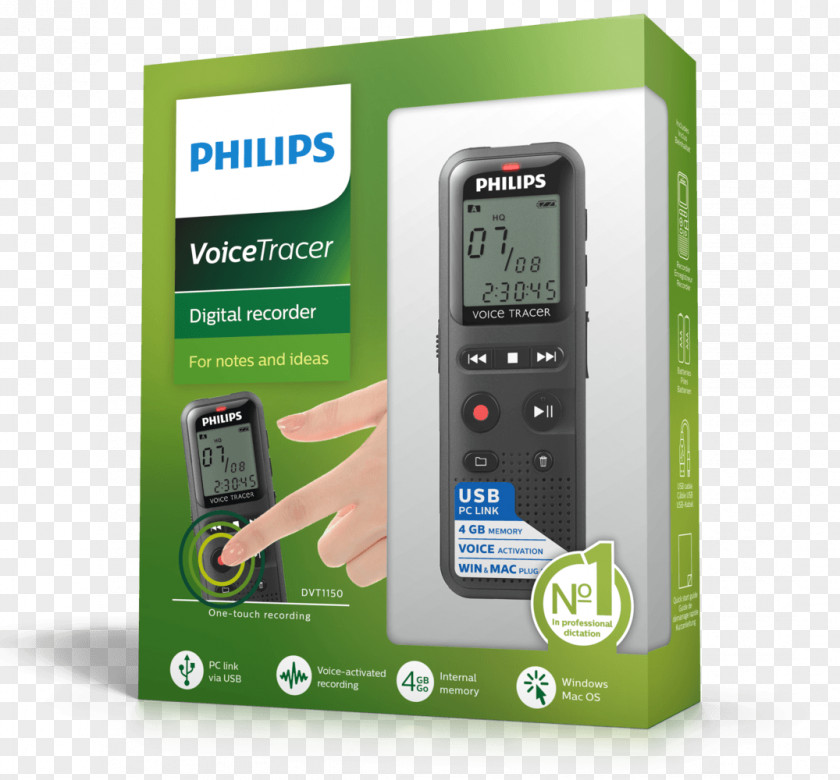 PHILIPS Dictation Machine Philips Sound Recording And Reproduction Tape Recorder PNG