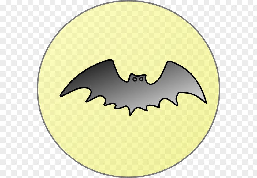 Bat Full Moon Clip Art PNG