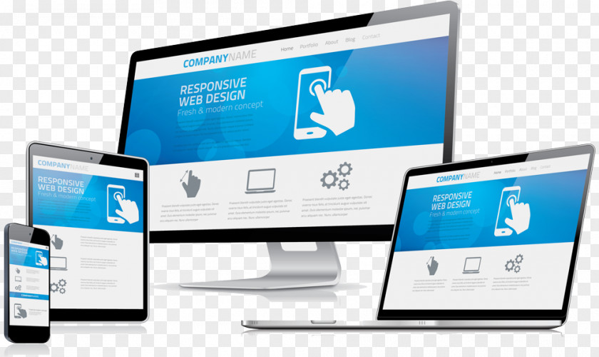 Web Design Responsive Development Digital Marketing Business PNG