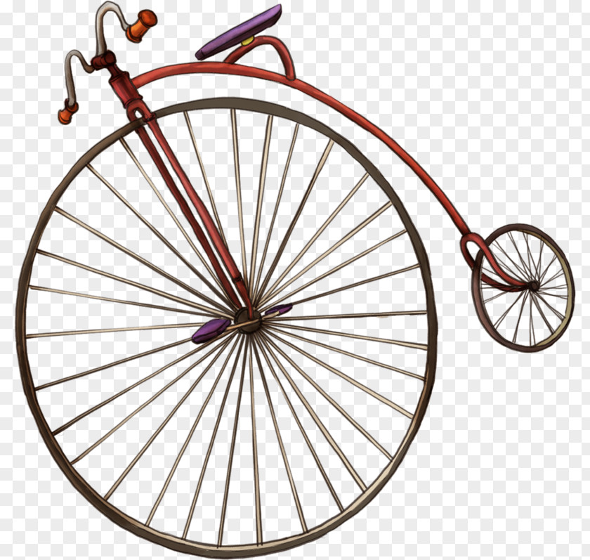 Bicycle Penny-farthing Wheels Big Wheel PNG