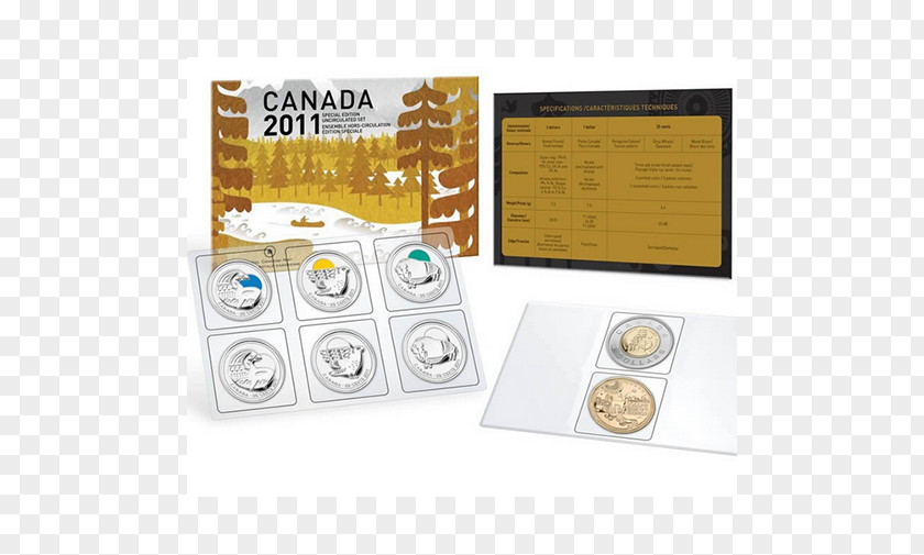 Canada Canadian Centennial Uncirculated Coin Set Proof Coinage PNG