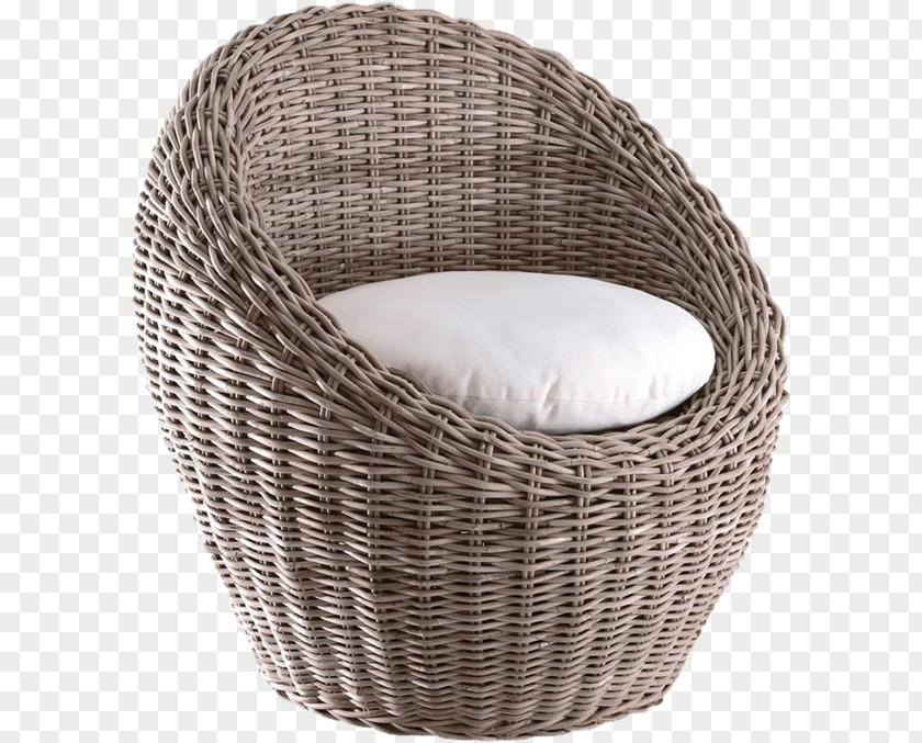 Chair Wicker Fauteuil Foot Rests Furniture PNG