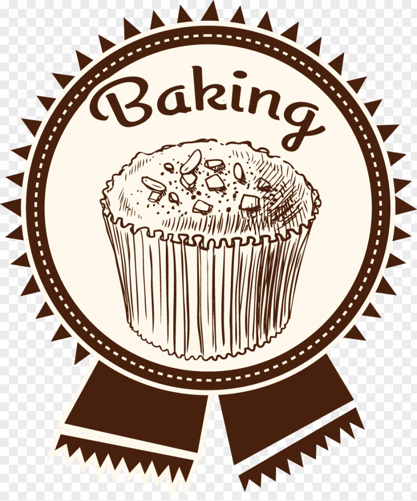 Cup Cake Cooking Drawing Poster Illustration PNG