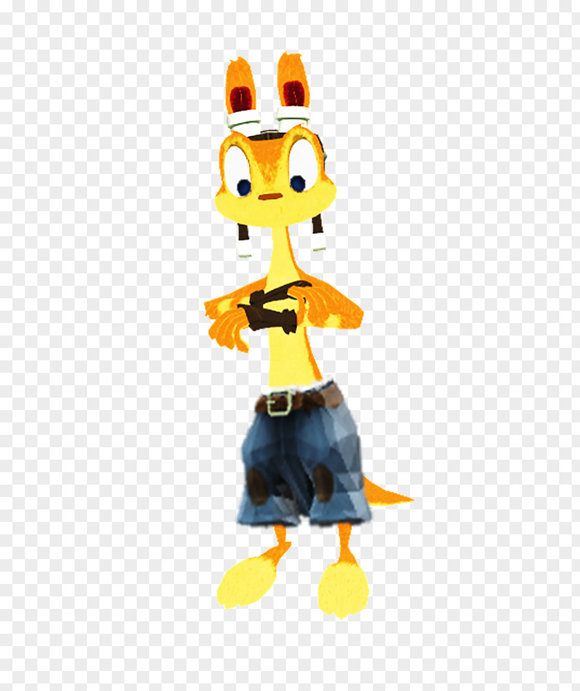 Daxter Mascot Cartoon PNG