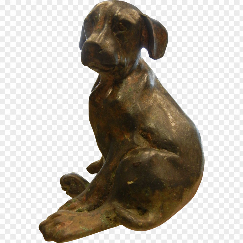 Dog Breed Bronze Sculpture PNG