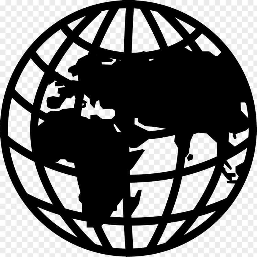 Globe World Grid PNG
