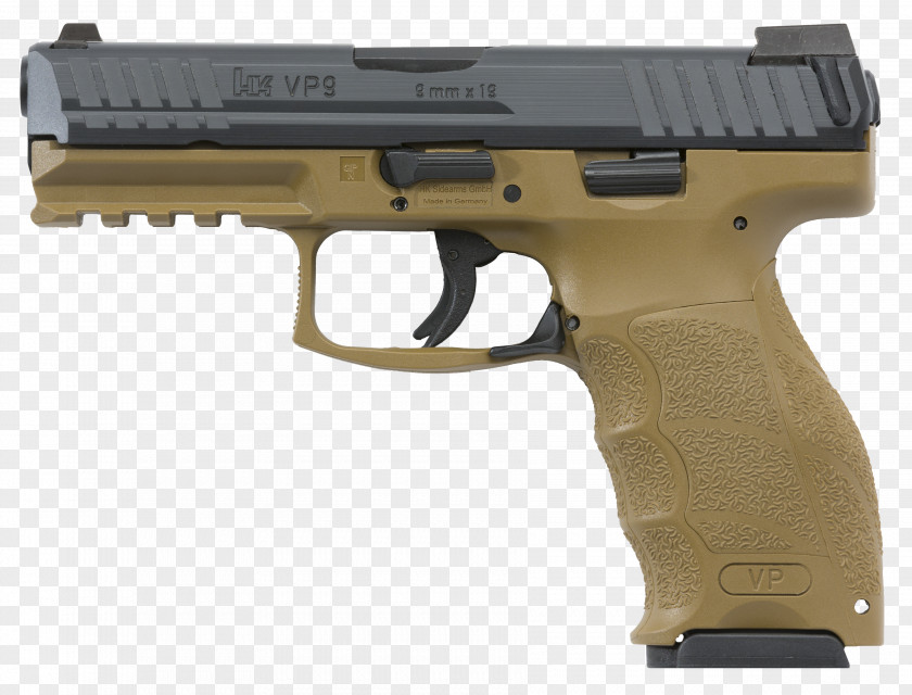 Heckler & Koch VP9 Firearm 9×19mm Parabellum Pistol PNG