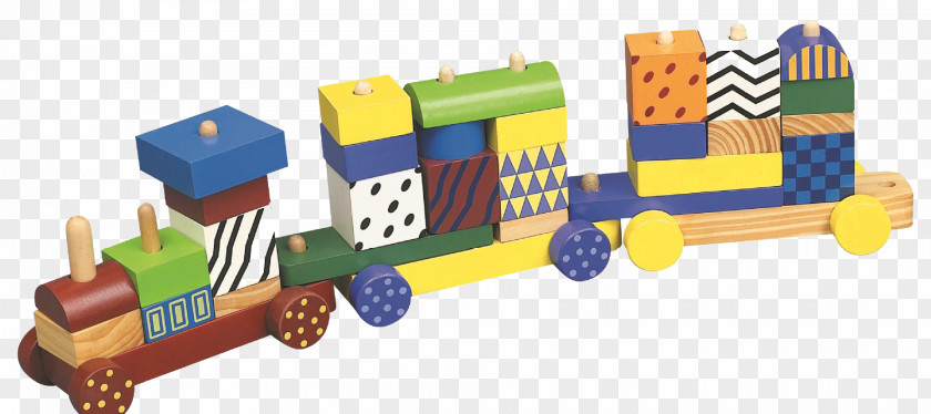 Toy Train Building Blocks Picture Block PNG