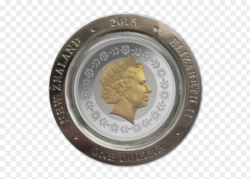 Current British Currency Denominations Coin New Zealand Dollar Mint Silver PNG