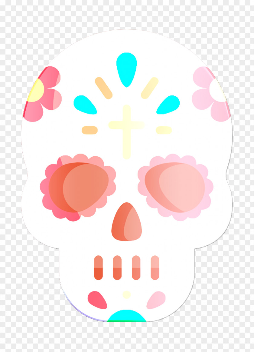 Día De Muertos Icon Skull Mexico PNG