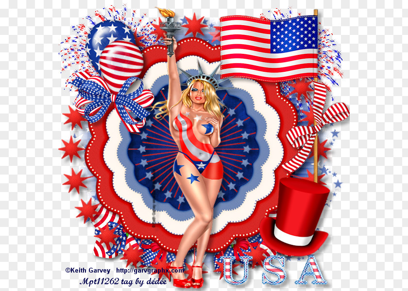 United States Flag Of The Independence Day Character PNG